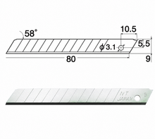 Load image into Gallery viewer, GT2147-NT BD-2000 30° Black Snap-Off Blades (100-Pack)
